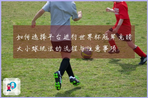 如何选择平台进行世界杯冠军竞猜大小球玩法的流程与注意事项