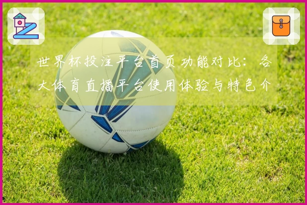 世界杯投注平台首页功能对比:各大体育直播平台使用体验与特色介绍